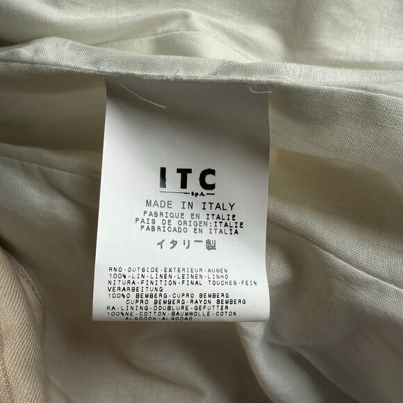 Luxury Vintage! Gianfranco Ferré Italian women's linen blazer - Picture 9 of 9